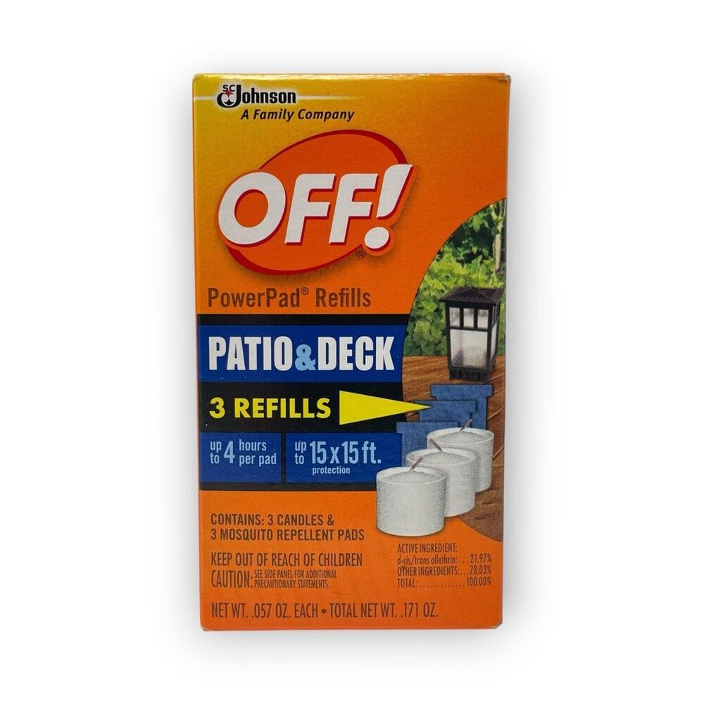 OFF! Patio & Deck Refills Lamps & Lantern 3 Refills One Box